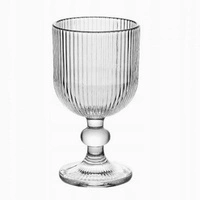 ECARLA pucharek ryflowany szklanka do kawy i deserów 255mlna nóżce SZK160