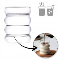 ECARLA szklanka do kawy latte long i drinków Bubble 320ml SZK37POJ