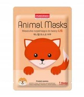 PUREDERM Animal Mask maska do twarzy w płacie rozjaśniająca Lis 21ml
