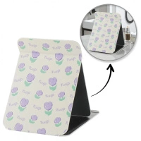 ECARLA lusterko kosmetyczne otwierane, strojące duże 15x20cm Tulipany L22