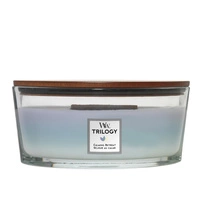 WOODWICK Hearthwick Trilogy świeca w słoiku elipsa CALMING RETREAT 453g