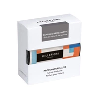 MILLEFIORI MILANO Car Icon Textile odświeżacz do auta SANDALO BERGAMOTTO 50g