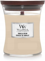 WOODWICK PlusWick średnia świeca w słoiku Vanilla Bean 275g