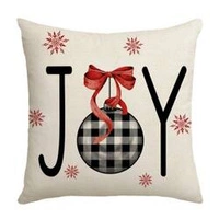 ECARLA Zima świąteczna poszewka na poduszkę 45x45cm JOY POD178