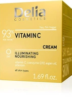 DELIA Yes I'm Vegan rozświetlający krem do twarzy Vitamin C 50ml