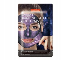 PUREDERM Galaxy Diamond Glitter maska do twarzy w płacie Ametyst 10g