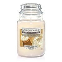 YANKEE CANDLE Home Inspiration Duża świeca w słoiku VANILLA FROSTING 538g