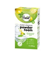 BRAIT Wulkan pieniący proszek do czyszczenia toalet Lemon & Basil 3x100g