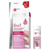 EVELINE Nail Therapy odżywka do paznokci Care&Colour 6w1 Crystal Rose 5ml