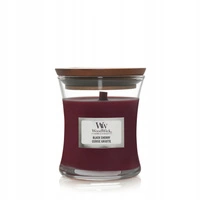 WOODWICK PlusWick mała świeca w słoiku BLACK CHERRY 85g