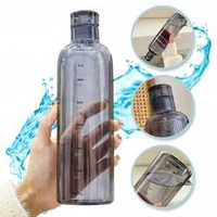 ECARLA butelka na wodę 750ml Design Czarna BD33CZ
