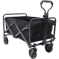 ECARLA wózek transportowy przyczepka ogrodowa 72x47x68-87cm składany metalowy AR07CZ