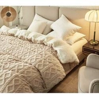 ECARLA koc pleciony 180x220cm Beż KOC14BR