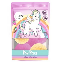 BIES Unicorn musujące kule do kąpieli 6x55g