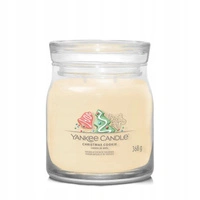 YANKEE CANDLE Signature Średnia świeca w słoiku CHRISTMAS COOKIE 368g