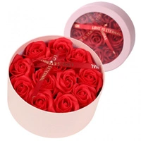 ECARLA Flower Box bukiet zapachowych kwiatów czerwone Róże BUK26CZE