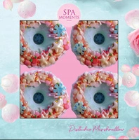 ESTETICA Spa Moments zestaw donutów do kąpieli Pianka Pistacjowa 4x60g