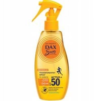 DAX Sun spray do opalania transparentny Active+ SPF50 200ml 