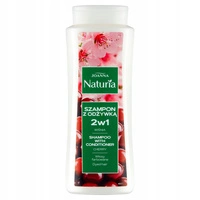 JOANNA Naturia szampon z odżywką 2w1 Wiśnia 500ml