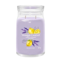 YANKEE CANDLE Signature Duża świeca w słoiku LEMON LAVENDER 567g