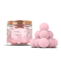 THE LUXURY BATHING Sweet Vanilla & Almond Glaze musujące kule do kąpieli Restore 10x15g
