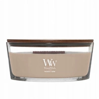 WOODWICK Core Hearthwick świeca w słoiku elipsa Patchouli Creme 453g