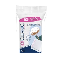 CLEANIC płatki kwadrat 69szt