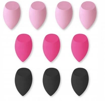 ECARLA zestaw gąbeczek do makijażu 10szt FUSCHIA GB16