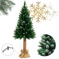 ECARLA choinka na pniu ośnieżony świerk 180cm CHO09