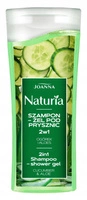 JOANNA Naturia Mini szampon-żel pod prysznic 2w1 Ogórek i Aloes 100ml