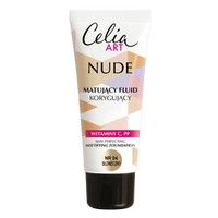 CELIA Art Nude matujący fluid korygujący 04 Słoneczny 30ml