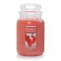 YANKEE CANDLE Large Jar White Strawberry Bell 623g