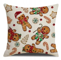 ECARLA Zima Świąteczna poszewka na poduszkę Boho 45x45 PIERNICZKI POD247