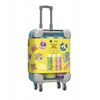HISKIN Travel Set zestaw podróżny Walizka (szampon+odżywka+żel pod prysznic) 3x95ml