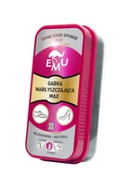 EMU Shine Shoe Sponge gąbka do butów z pastą nabłyszczająca Max bezbarwna