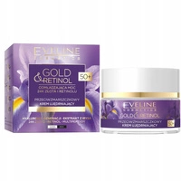 EVELINE Gold & Retinol krem do twarzy ujędrniający 50+ 50ml
