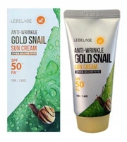 LEBELAGE Gold Snail krem do twarzy SPF50+ przeciwzmarszczkowy 50g