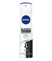 NIVEA Invisible Fresh Black & White antyperspirant w aerozolu 150ml