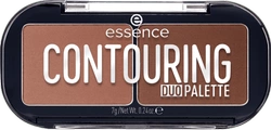 ESSENCE Contouring Duo paletka do konturowania 20 Darker Skin 7g