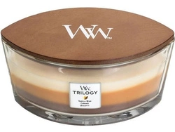 WOODWICK Hearthwick Trilogy świeca w słoiku elipsa Cofe Sweets 453g