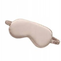 ECARLA satynowa maska noa oczy 20x9cm Elegant Kremowa OPK10K
