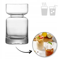 ECARLA szklanka Flow Glass 350ml KLEPSYDRA SZK191