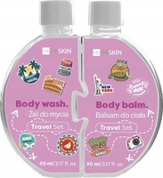 HISKIN Puzle Travel Body zestaw podróżny [żel + balsam do ciała] 2x90ml
