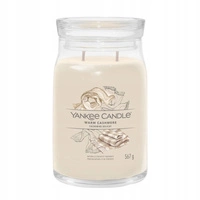 YANKEE CANDLE Signature Duża świeca w słoiku WARM CASHMERE 567g