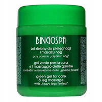 BINGOSPA Żel do masażu i pielęgnacji ciężkich nóg Zielony 500g