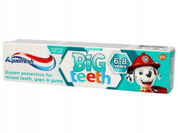 AQUAFRESH Big Teeth pasta do zębów dla dzieci 6-8 lat Psi Patrol 50ml