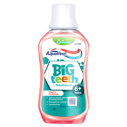 AQUAFRESH Big Teeth płyn do płukania jamy ustnej dla dzieci 6+ 300ml 