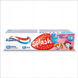 AQUAFRESH Splash pasta do zębów dla dzieci 3-8 lat Stawberry 50ml