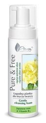 AVA Pure&Free łagodna pianka do mycia twarzy Japanese Rose & Vit.B3 150ml