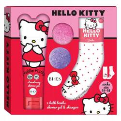 BIES Hello Kitty zestaw kąpielowy ze skarpetkami 